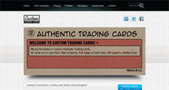 Desktop Screenshot of custom-tradingcards.com